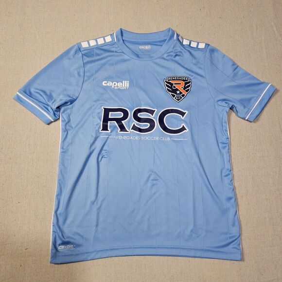 RSC Renegades Soccer Club Youth Soccer Jersey Size M(10-12) Capelli Sport #8 - Picture 1 of 6